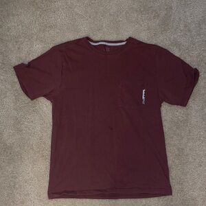 Timberland PRO Burgundy Short Sleeve Tee
